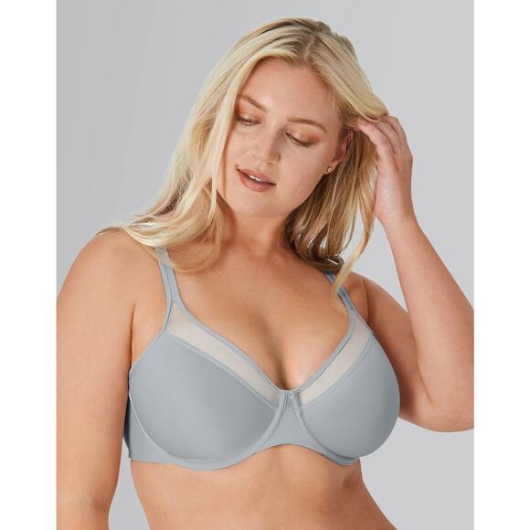 Bali Women's 40DD Crystal Grey One Smooth U Ultra Light Underwire Bra G10-20 - Picture 1 of 9